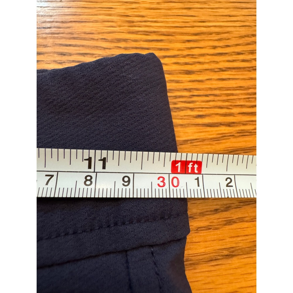 Kerrits Riding Breeches Kids Large Navy Blue Knee Patch Equestrian Horse Western - Picture 9 of 9